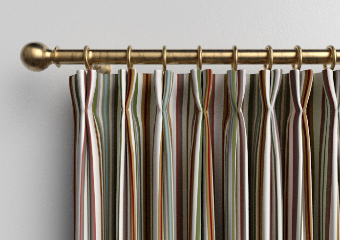 The British Stripe Co. Elizabeth, Highlands No.1 - Made to Measure Curtains - Image 10